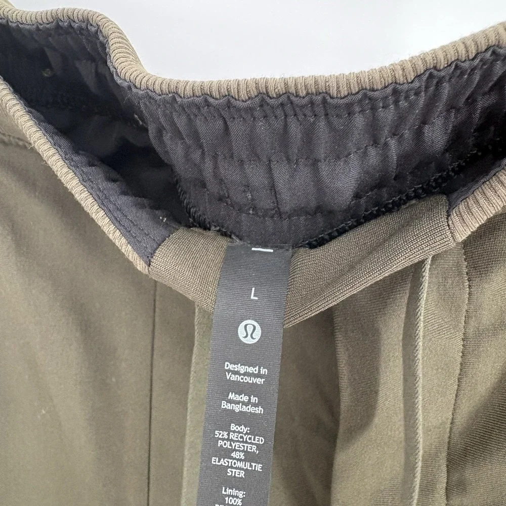 Lululemon‎ Men's Jogger Pants Size L Olive green #5H